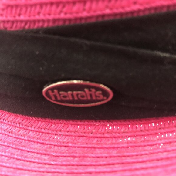 Harrah’s Pink Fedora Hat | Resort Style Straw Fedora | Statement Summer Hat main image 7